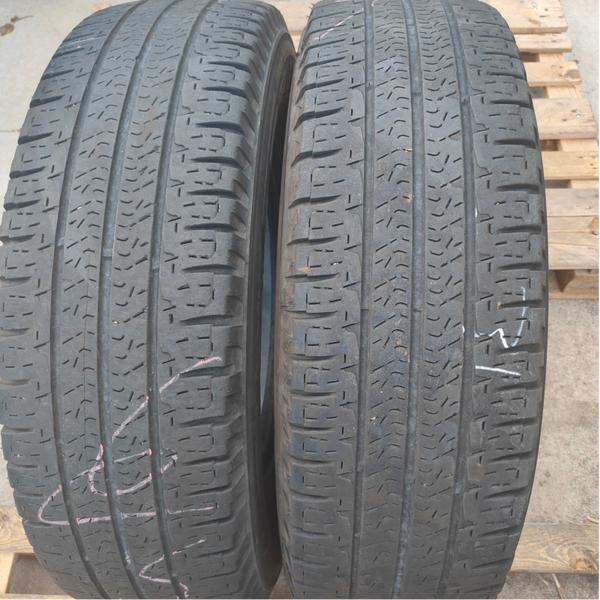 N 02 GOMME 225 75 R 16 DA CARICO 116 Q MICHELIN AGILIS CAMPING 4 STAGIONI  DOT 2017 RIF 4038