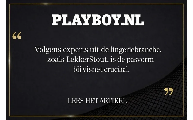 Artikel van Playboy.nl waar LekkerStout in wordt benoemd
