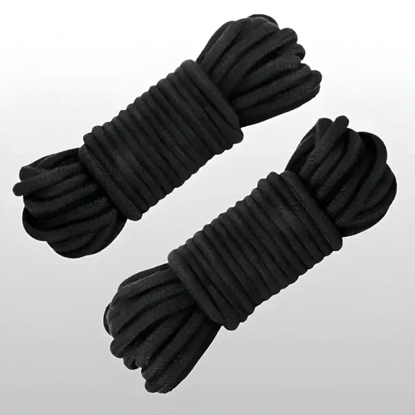 2x Shibari Bondage Touw Zwart - 10 Meter