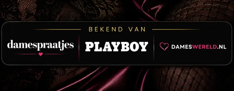 Bekend van: Damespraatjes, PLAYBOY & Dameswereld.nl