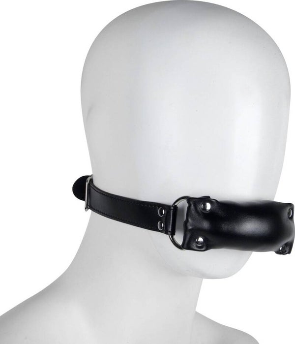 Zachte Kunstlederen Mouth Gag - BDSM Bondage Speeltjes