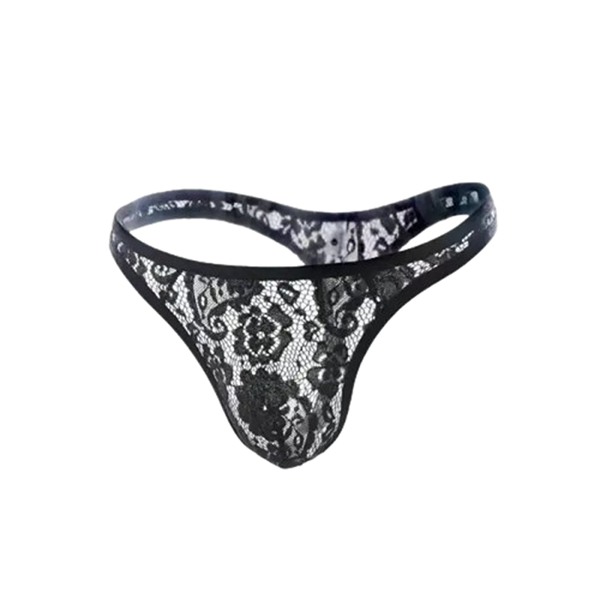 Zwarte Kant Heren String