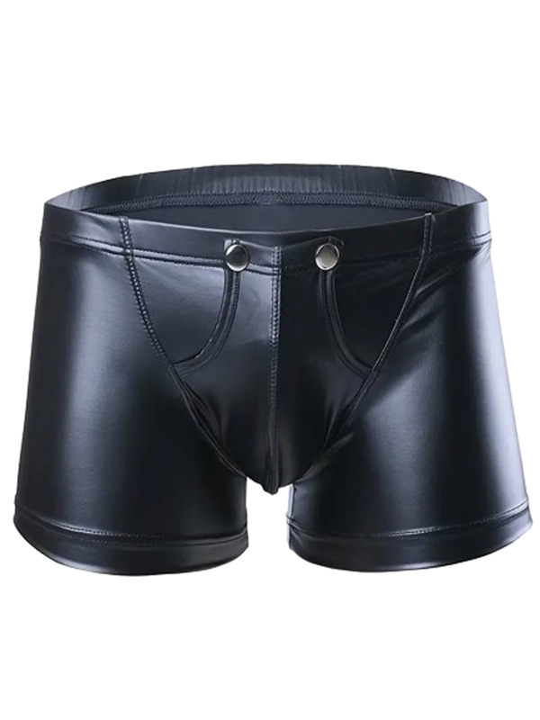 Lederen Boxershort met Open Kruis
