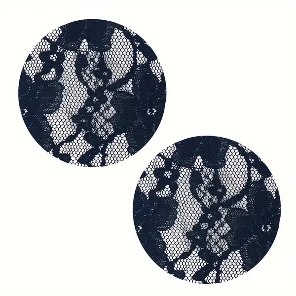 Zwarte Kanten Tepelstickers | Sexy Lingerie Look