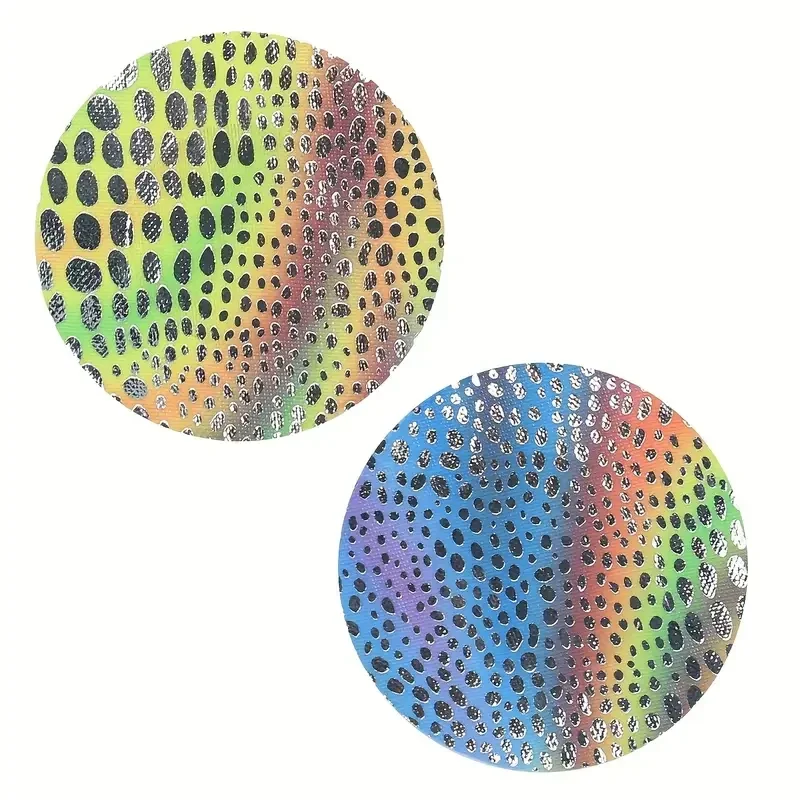 Ronde Regenboog Tepelstickers - Zomerse Festival Look