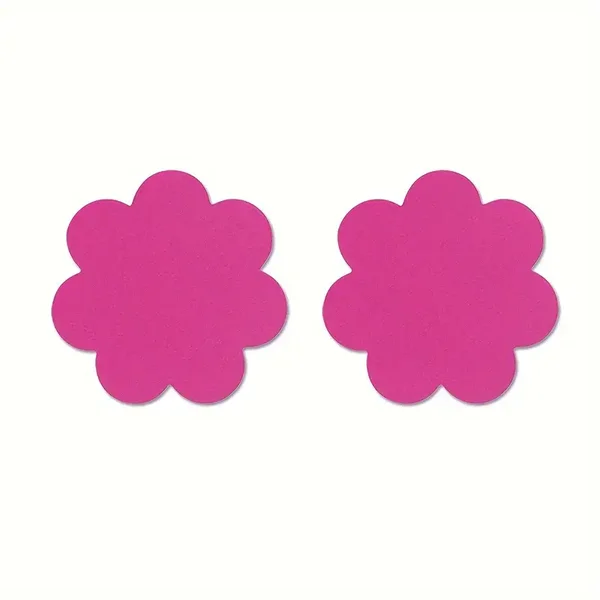 Mat Roze Tepelstickers Bloem | Sexy Festival Look