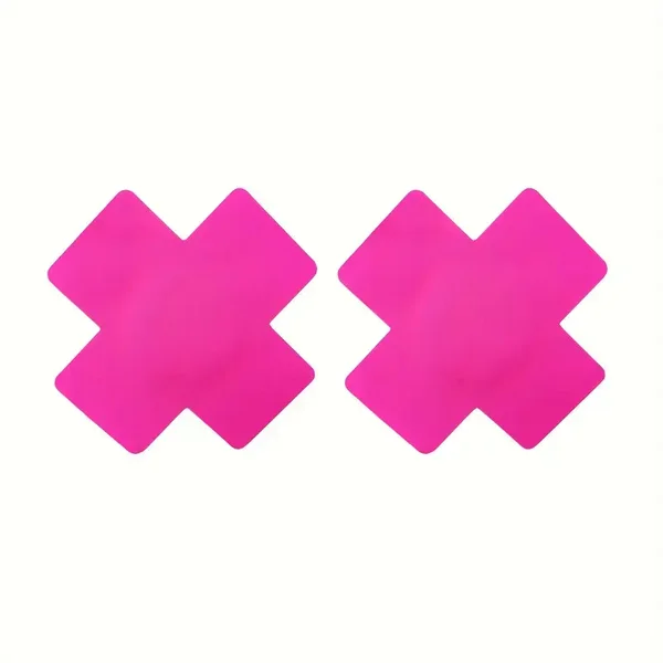 Festival Tepelsticker Roze Kruis