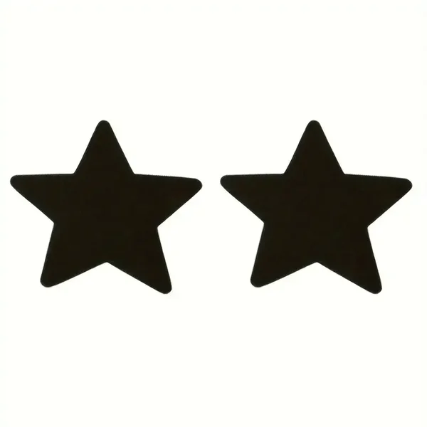 Zwarte Ster Tepelstickers | Stoere Festival Musthave