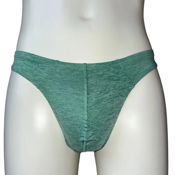 Groene Melange Heren String