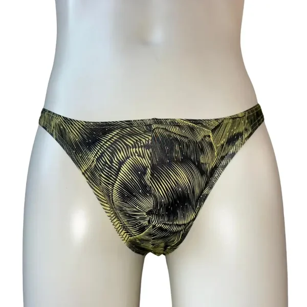 Heren String Geel-Zwart - Sexy Mannenstring