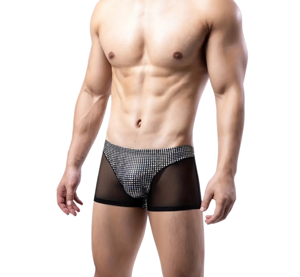 Design Heren Boxer - Sexy Print & Semi-Transparant