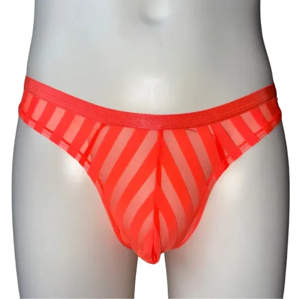 Oranje Transparante Heren String