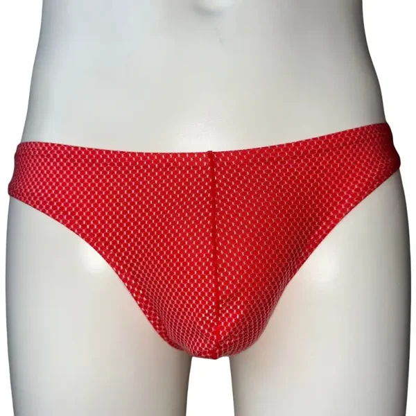 Rode Fijn Motief Heren Slip