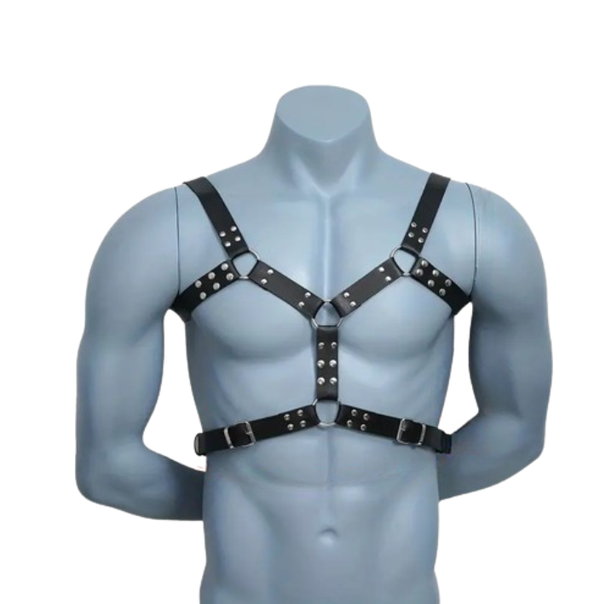 Zwart Heren Harnas - Verstelbaar Borstharnas