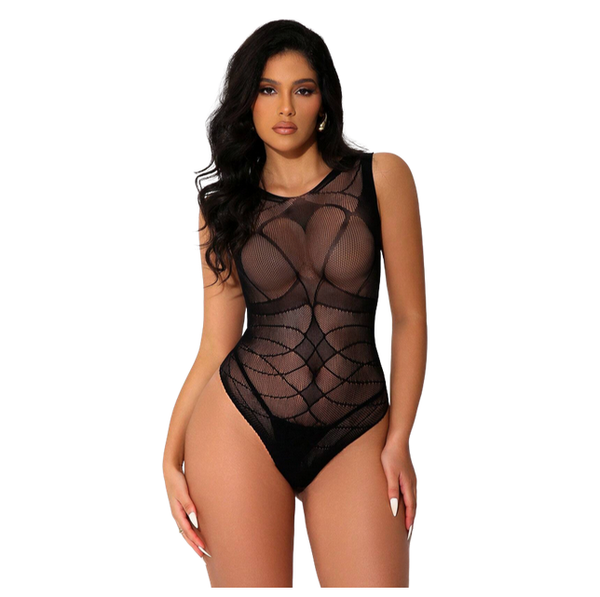 Doorschijnende Bodysuit - Verleidelijke Nightwear