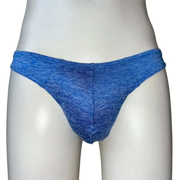 Blauwe Melange Heren String