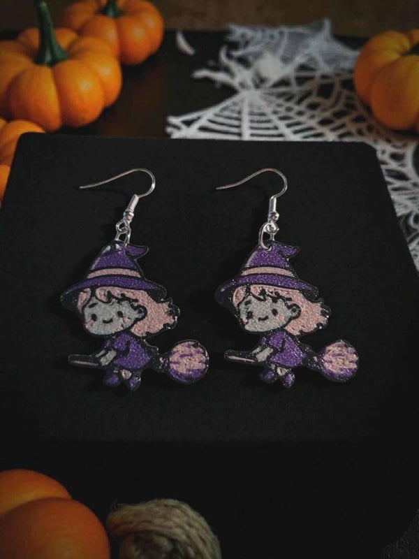 3D Printed Witch Earrings