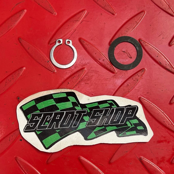 Kick Start Lever Shim & Clip 50-180cc