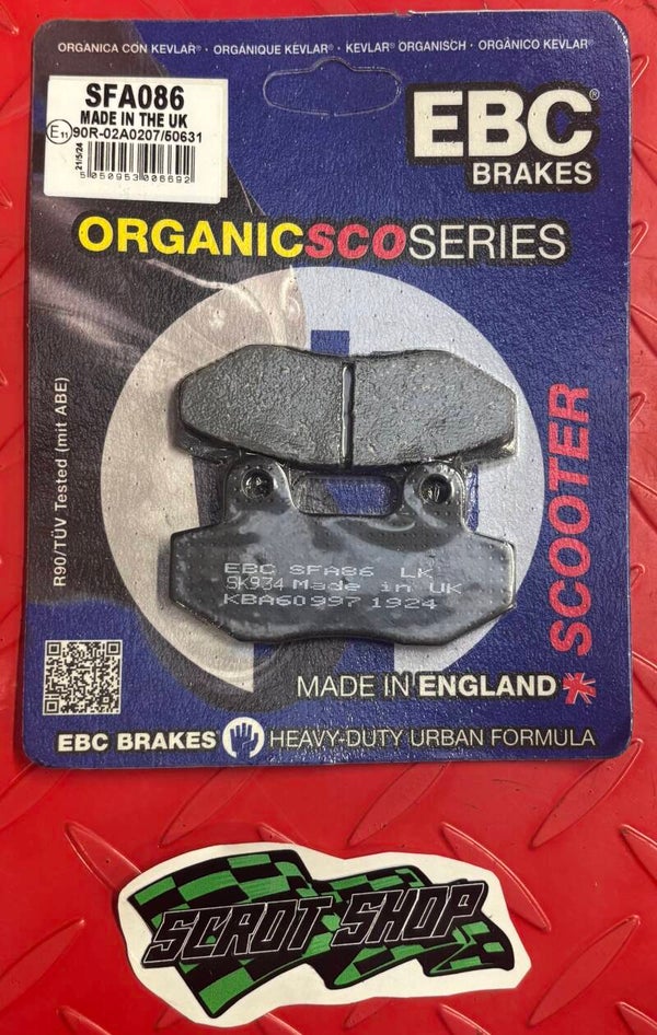 EBC Brake Pads - Scomadi / Peugeot Etc