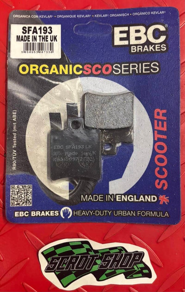 EBC Brake Pads - Runner 50 / Typhoon / Yamaha Etc
