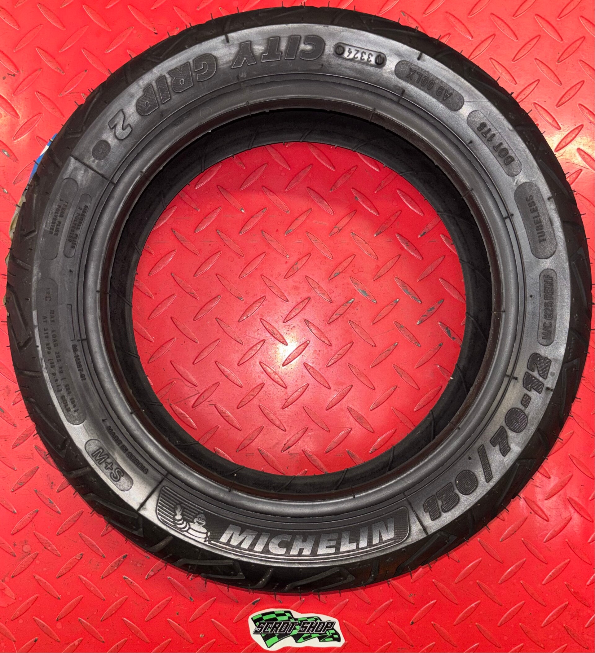 130-70-12 Michelin City Grip Tyre