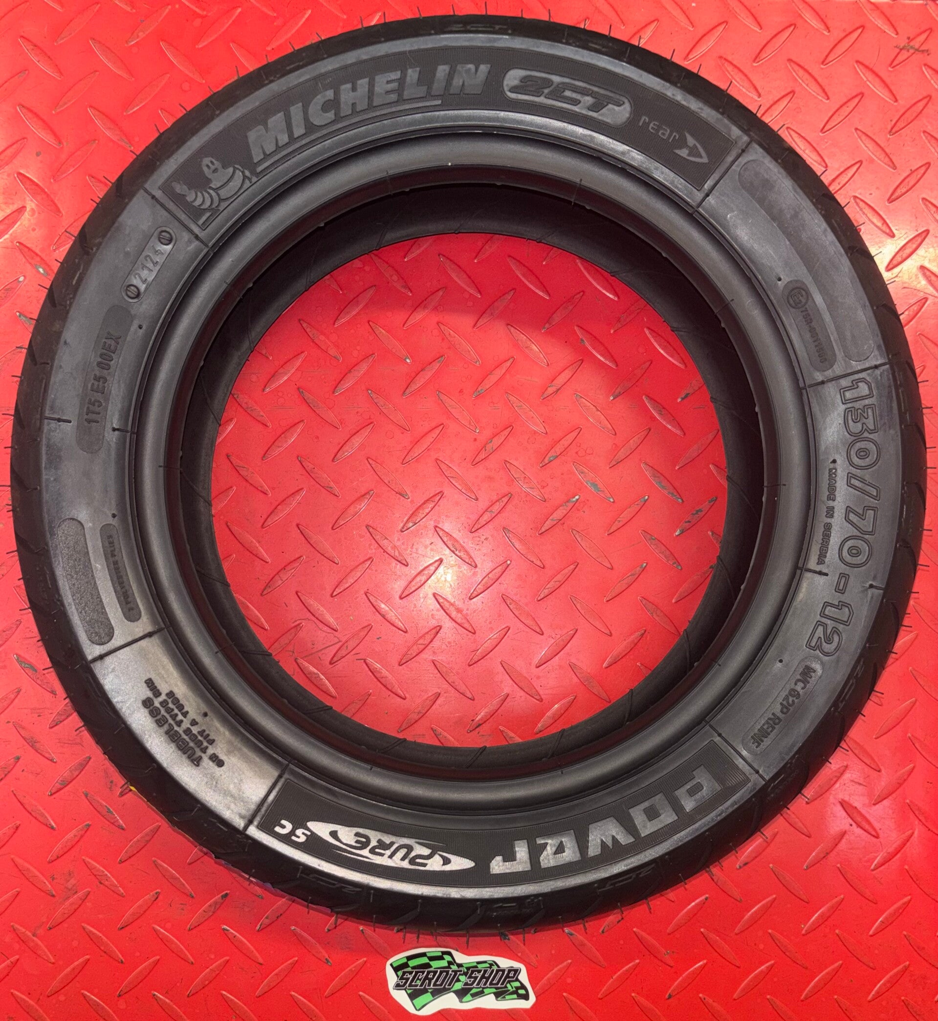 130-70-12 Michelin Power Tyre