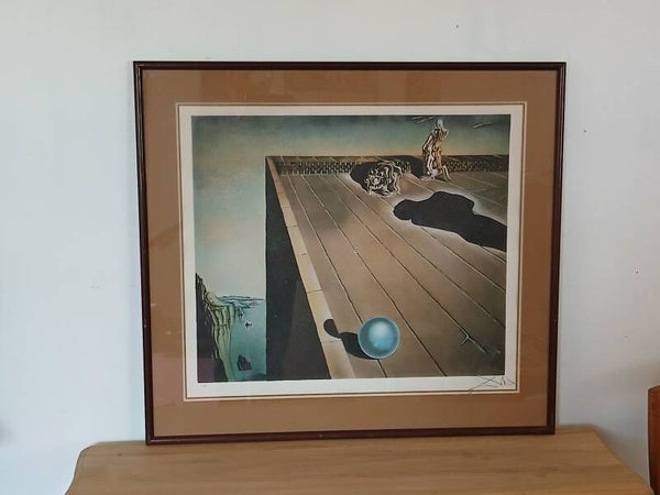 SALVATOR DALI LITHOGRAPHIE SIGNÉE ÉPREUVE D'ARTISTE LE VERTIGE 1930