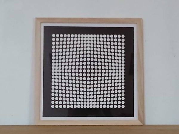 Victor Vasarely Sérigraphie cinétique Profonde A1 1973