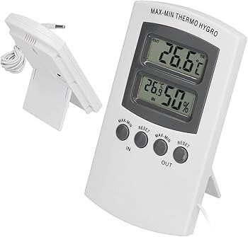 Hygro-Thermometer Digital mit Fühler
