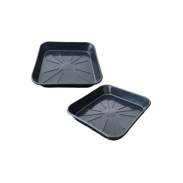 Untersetzer Quadrat Schwarz 11-14 L 23,8x23,8x4,1cm