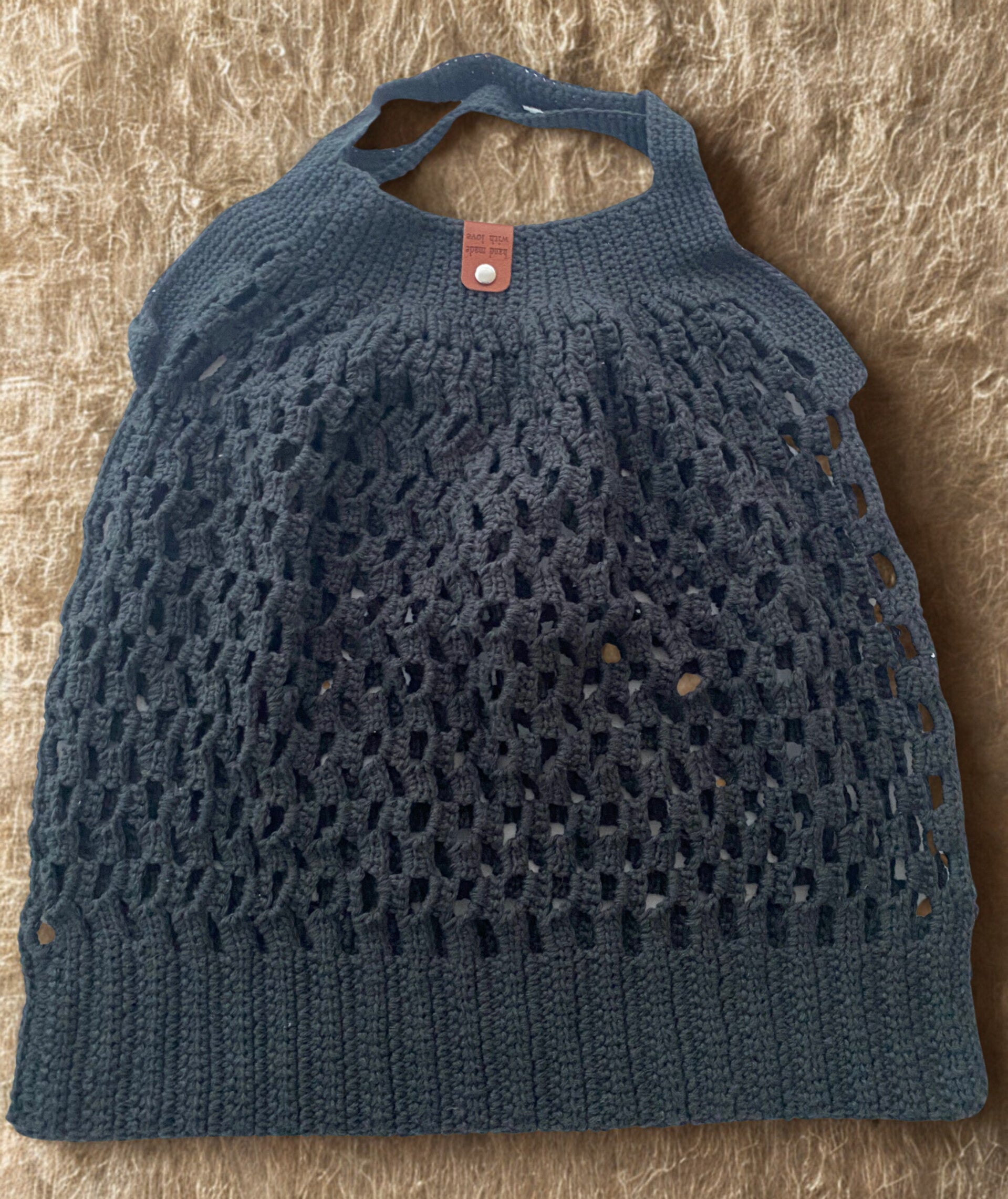 Einkaufsnetz „Alltagsbüdel“,  Anthrazit*