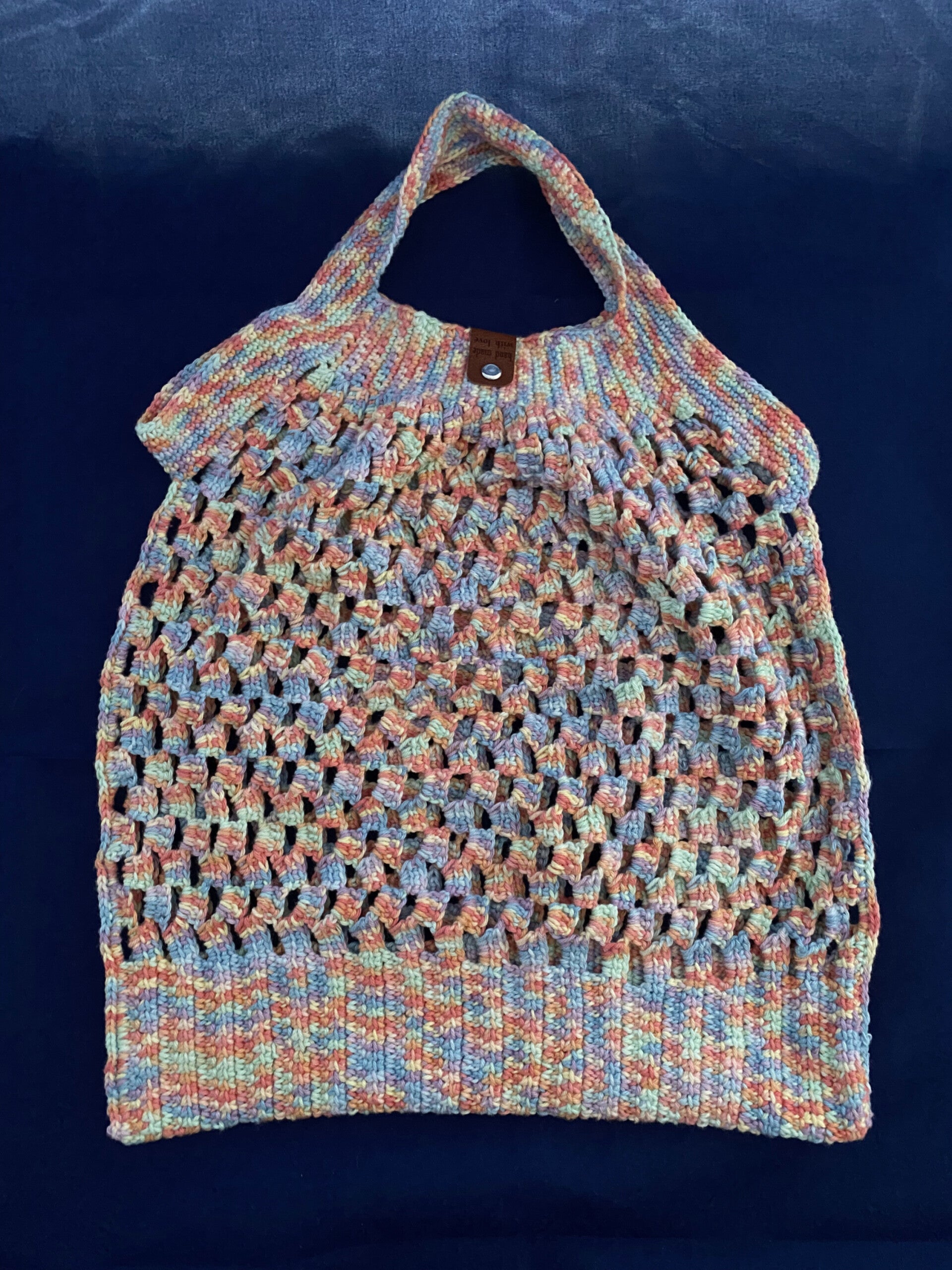 Einkaufsnetz „Alltagsbüdel“,  Regenbogen*