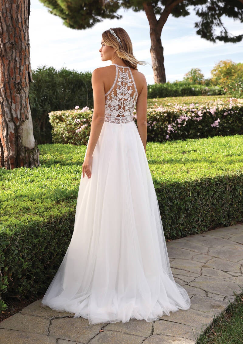 robe de mariée élégante emmanchure américaine Instant de Luxe Liège