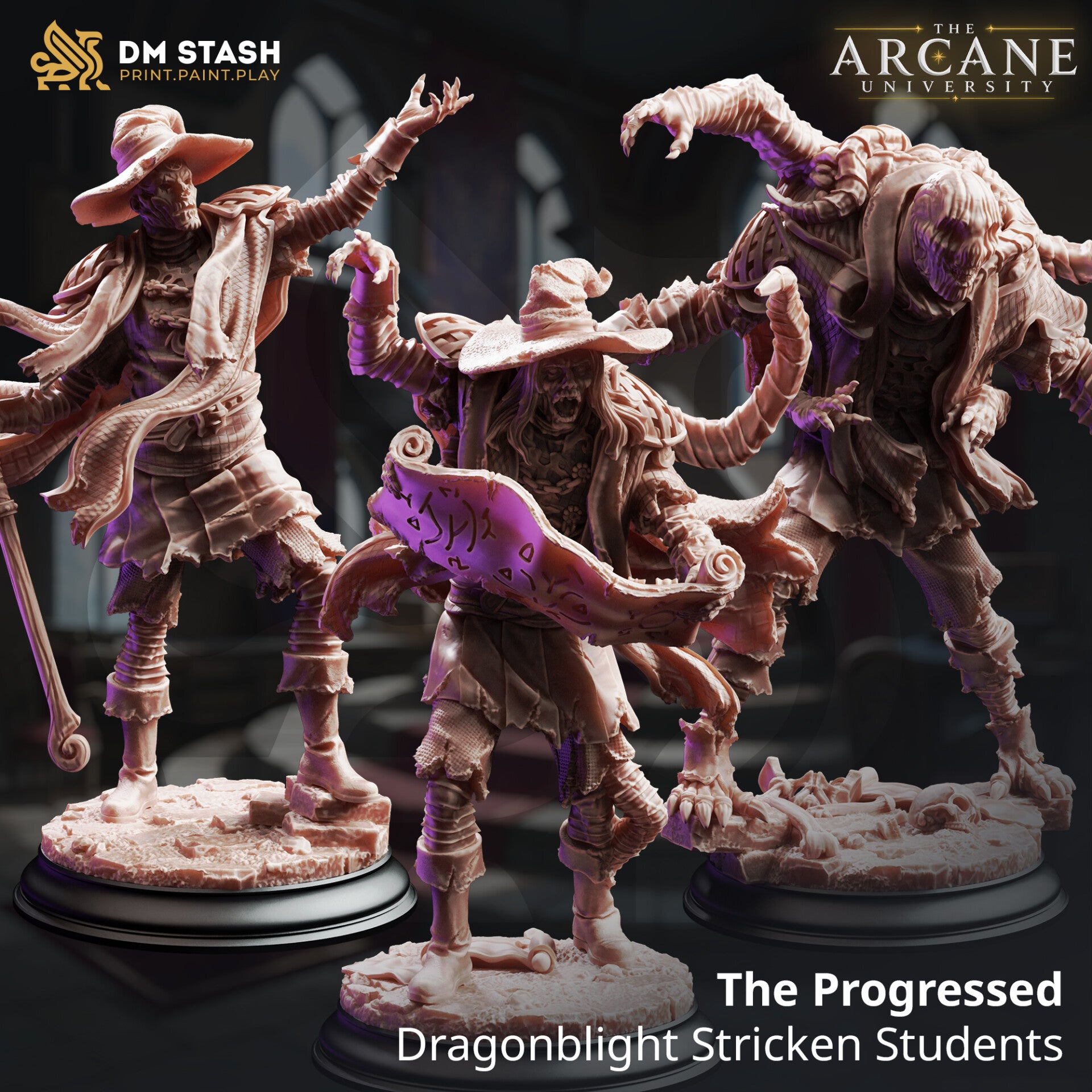 The Progressed - Dragonblight Stricken Students (set of 3)
