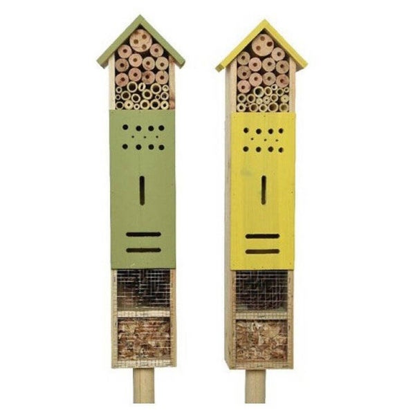 Luxe insectenhotel op steel