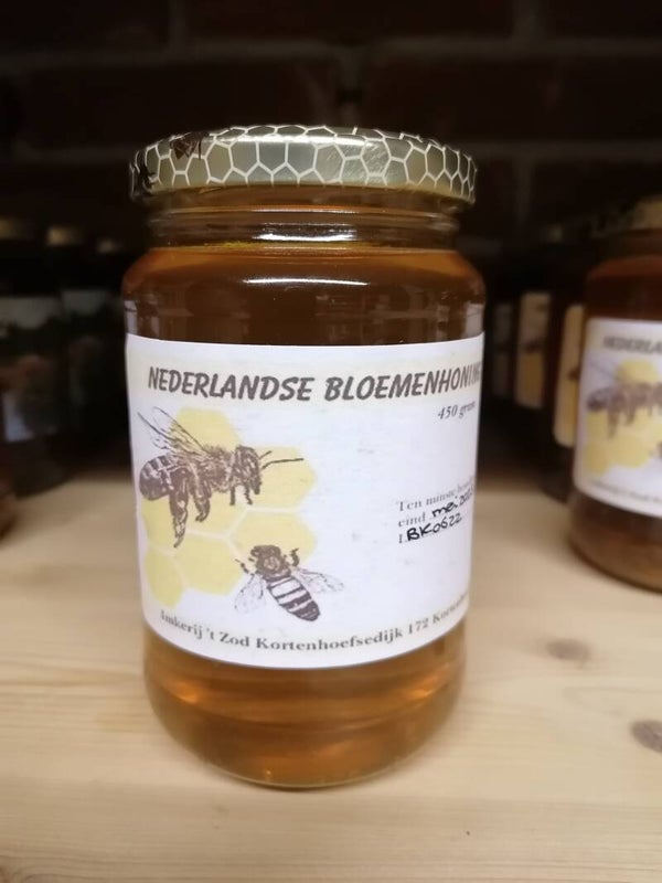 Nederlandse bloemenhoning 450 gram