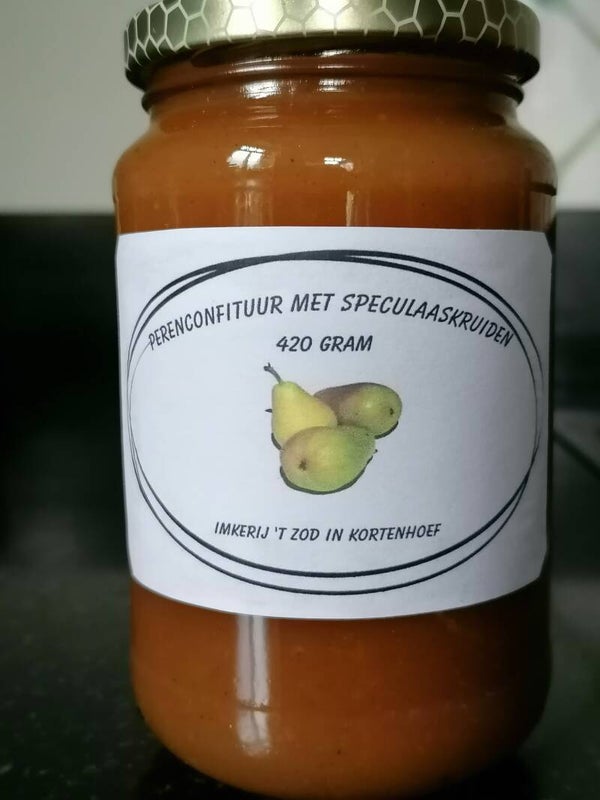 Perenconfituur met speculaaskruiden