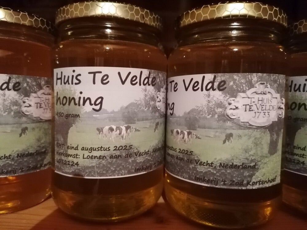 Huis Te Velde honing 450 gram