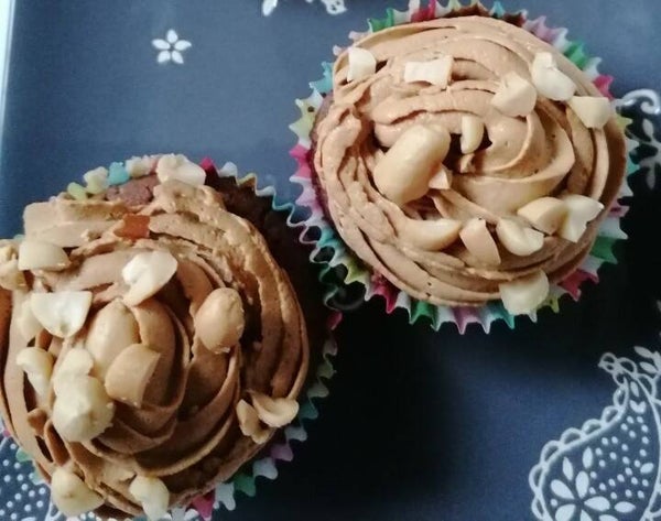 Snickers cupcake 6 stuks