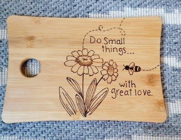 Do small things...