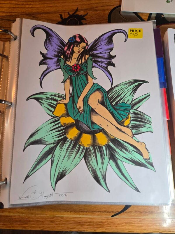 Fairy Sitting on a flower