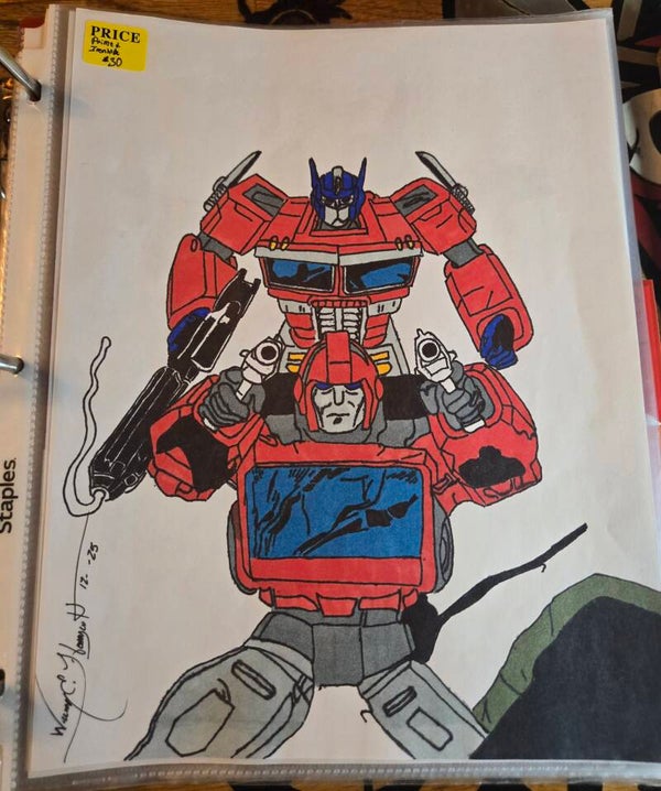 Optimus Prime and Iron Hide