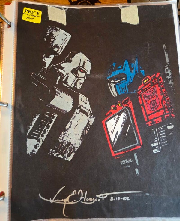G1 Optimus Prime Face Off