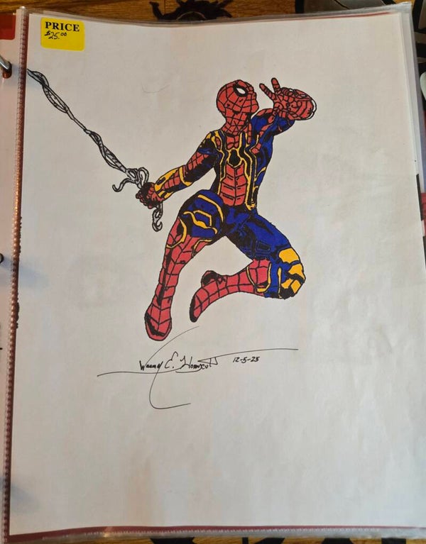 Gold Accent Spiderman