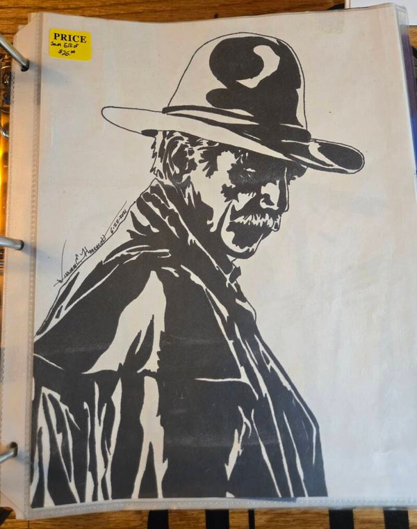 Sam Elliot "stencil style"