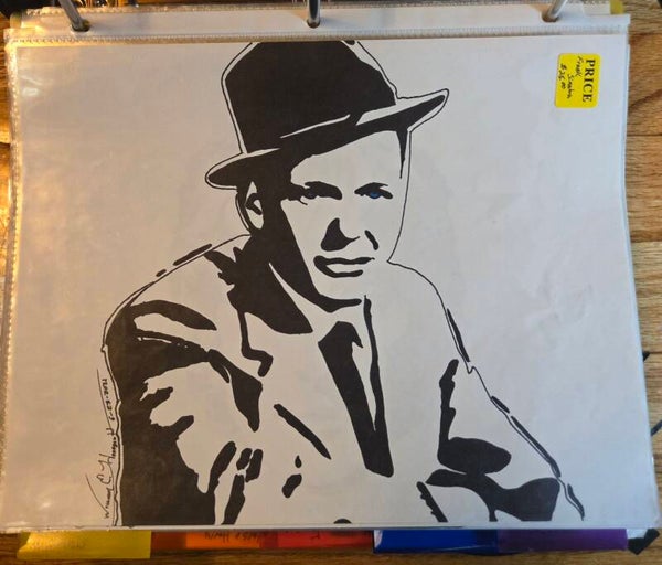 Frank Sinatra Hat Tilted