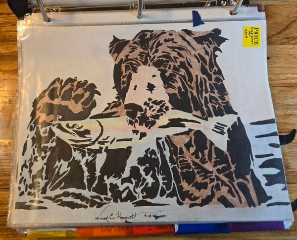 Grizzly Eating Salmon