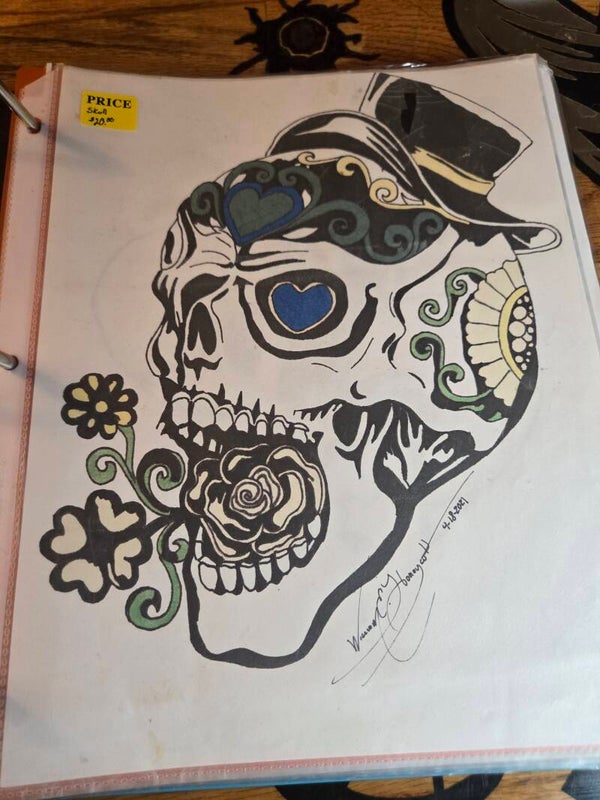 Sugar Skull Tattoo Design