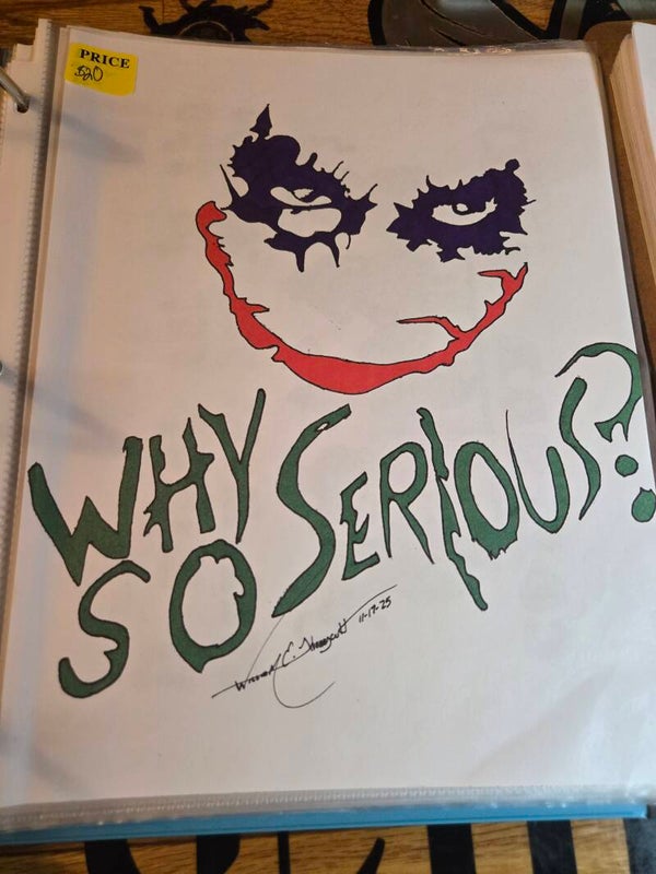 Heath Ledger Joker "Why So Serious"