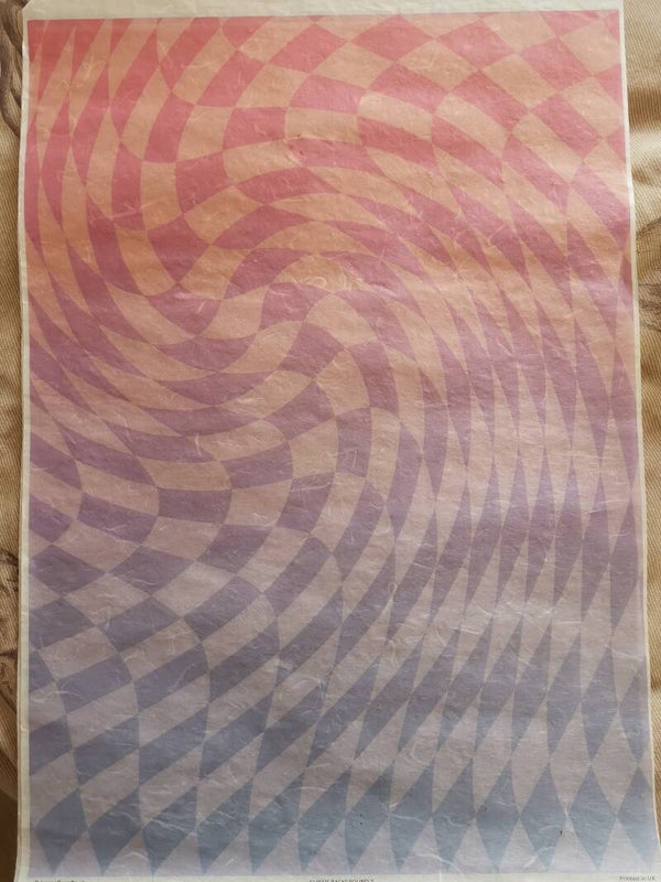 SECONDS - Curios Background pink A2 40gsm Fibreless Rice Paper (S2)